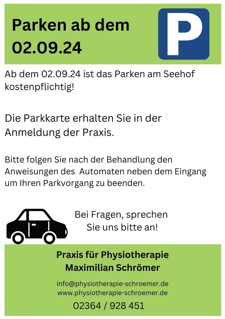 Parken wird kostenpflichtig